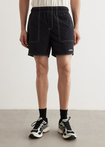 Talley Contrast Stitch Swim Shorts