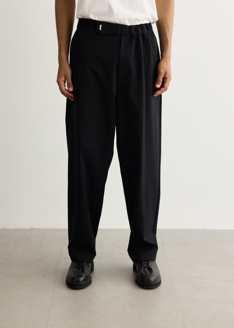 Compact Ponte Wide Tapered Chef Pants