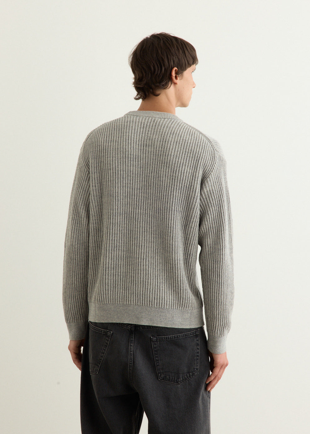 Fox Head Cotton Ribbed Jumper
