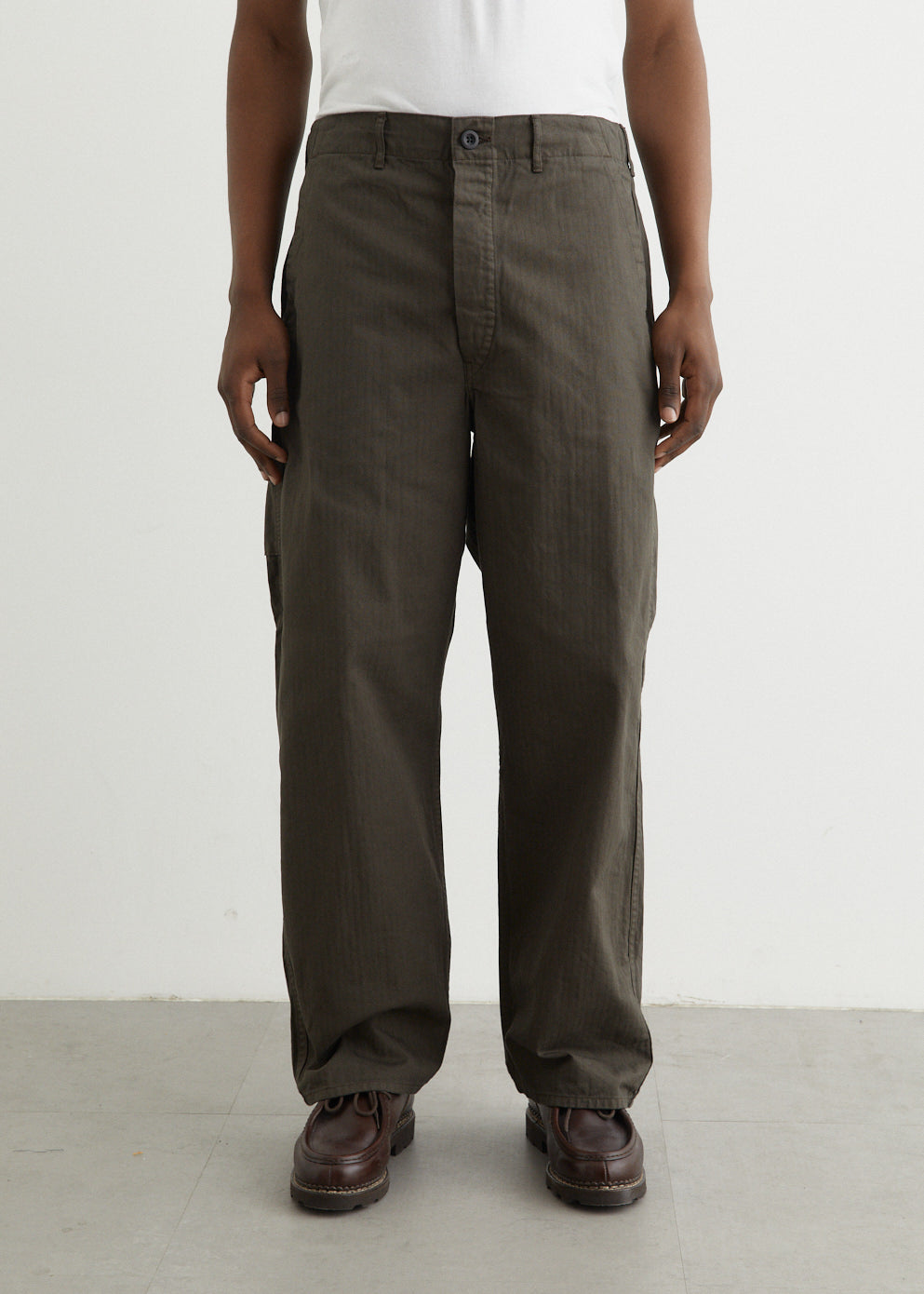 Wide Fit French Work Pants