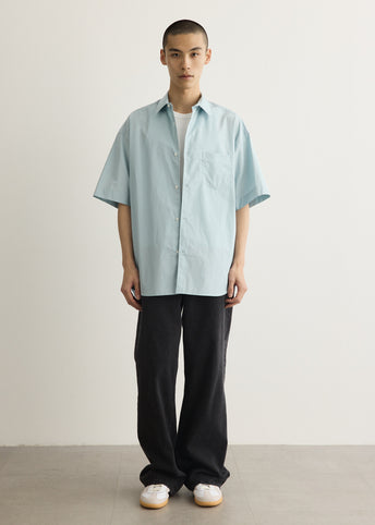 ALUMO for GP Short Sleeve Oversized Regular Collar Shirt