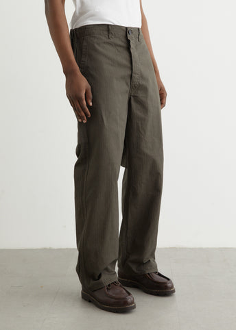 Wide Fit French Work Pants