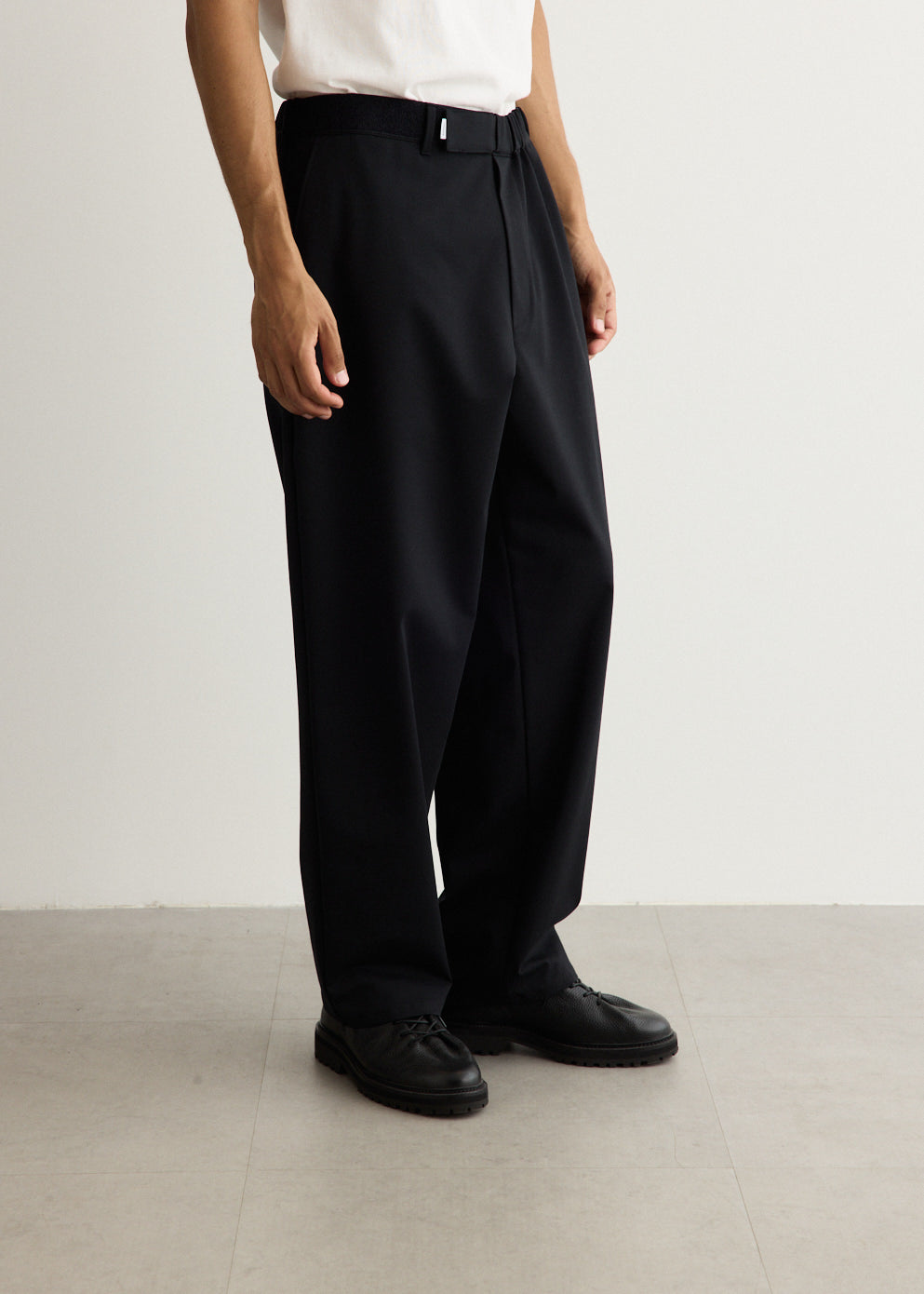 Compact Ponte Wide Tapered Chef Pants