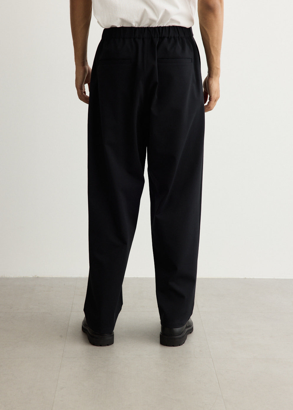 Compact Ponte Wide Tapered Chef Pants