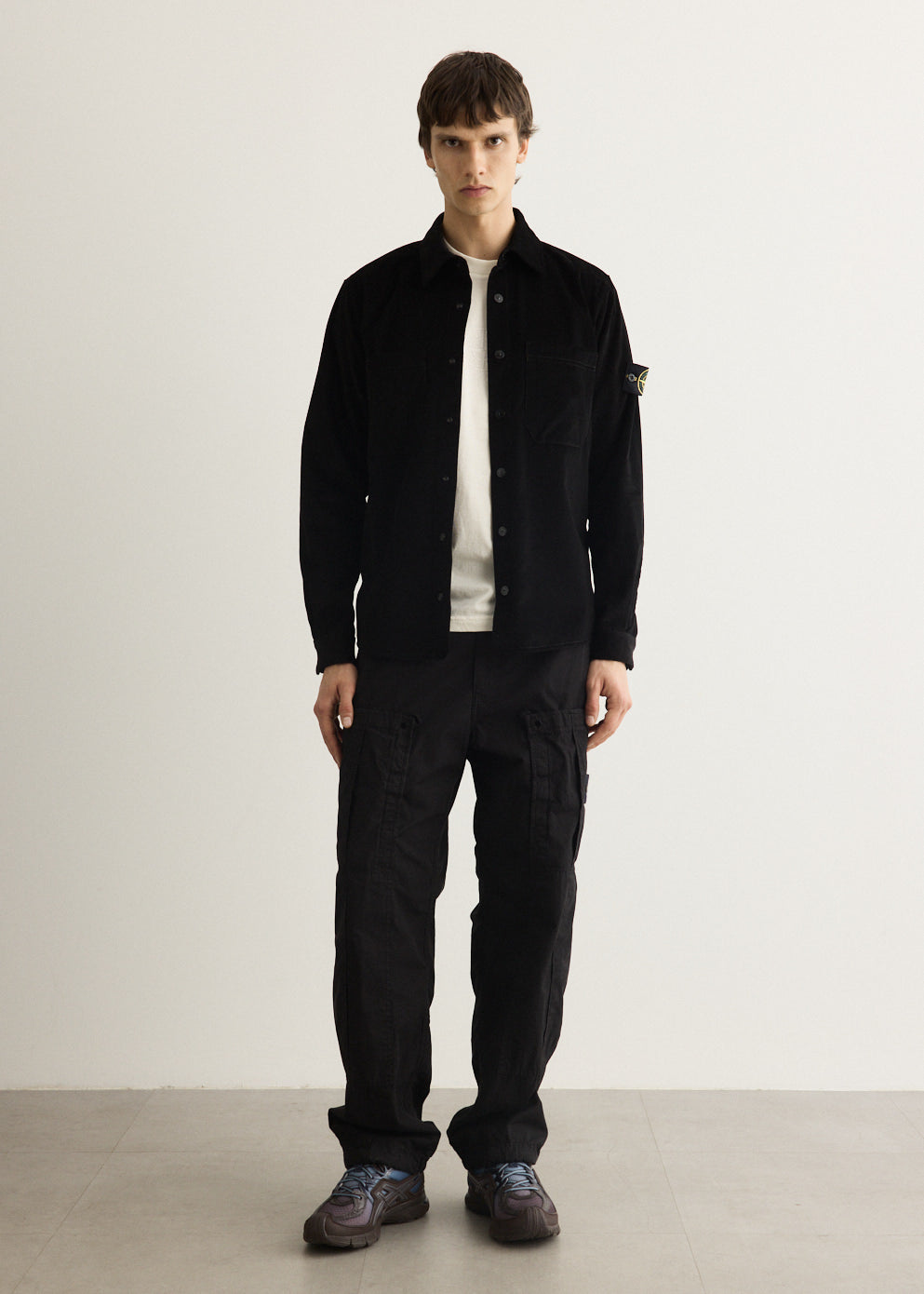 Cotton Micro Corduroy Overshirt