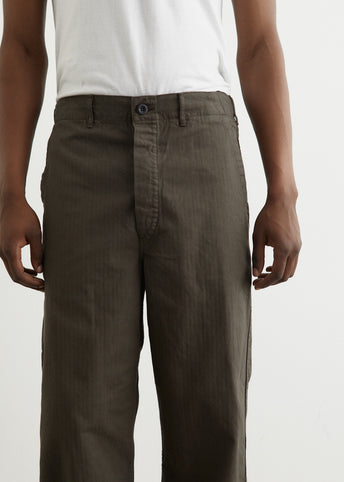 Wide Fit French Work Pants