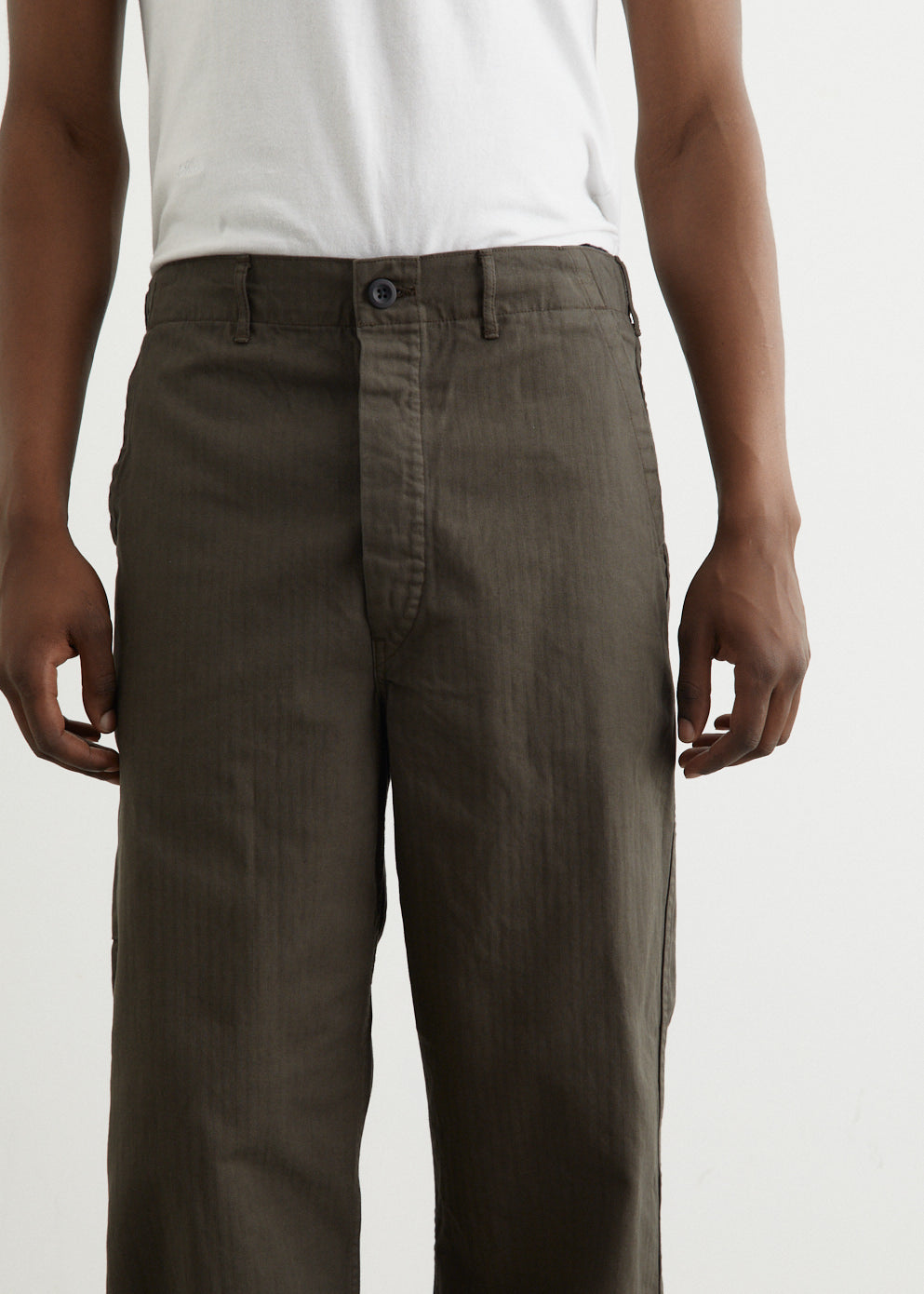 Wide Fit French Work Pants