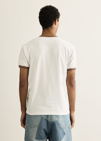 20/-Jersey Ringer T-Shirt (PECKISH Little Bear)