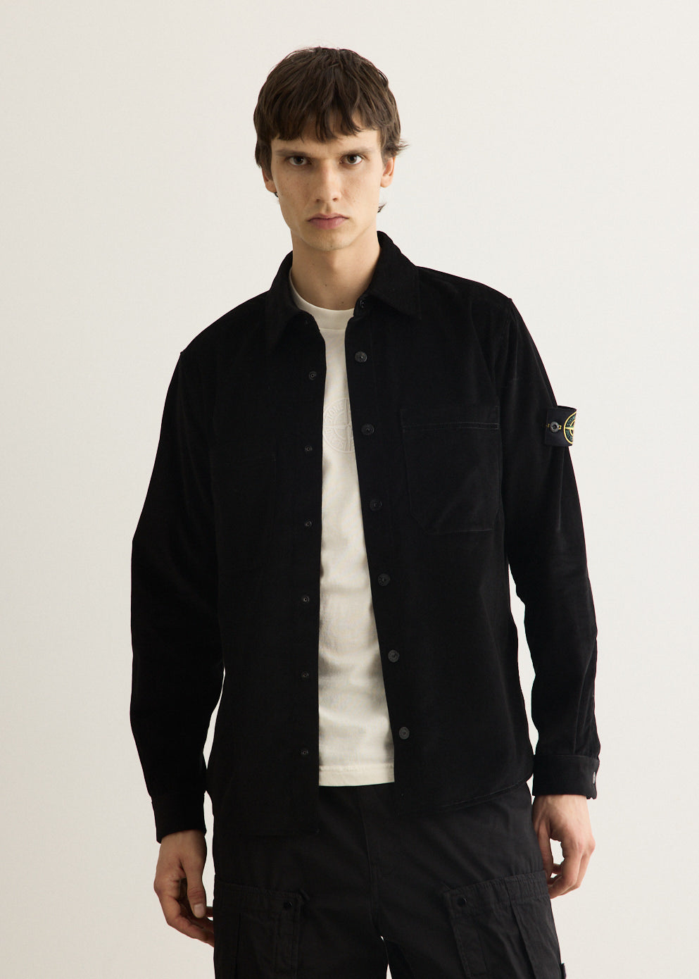 Cotton Micro Corduroy Overshirt