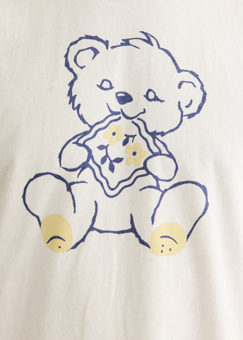 20/-Jersey Ringer T-Shirt (PECKISH Little Bear)