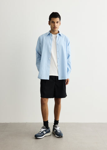 Scale Off Wool Wide Shorts