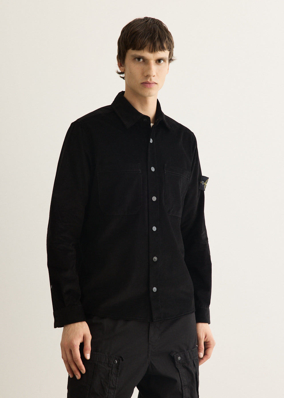 Cotton Micro Corduroy Overshirt