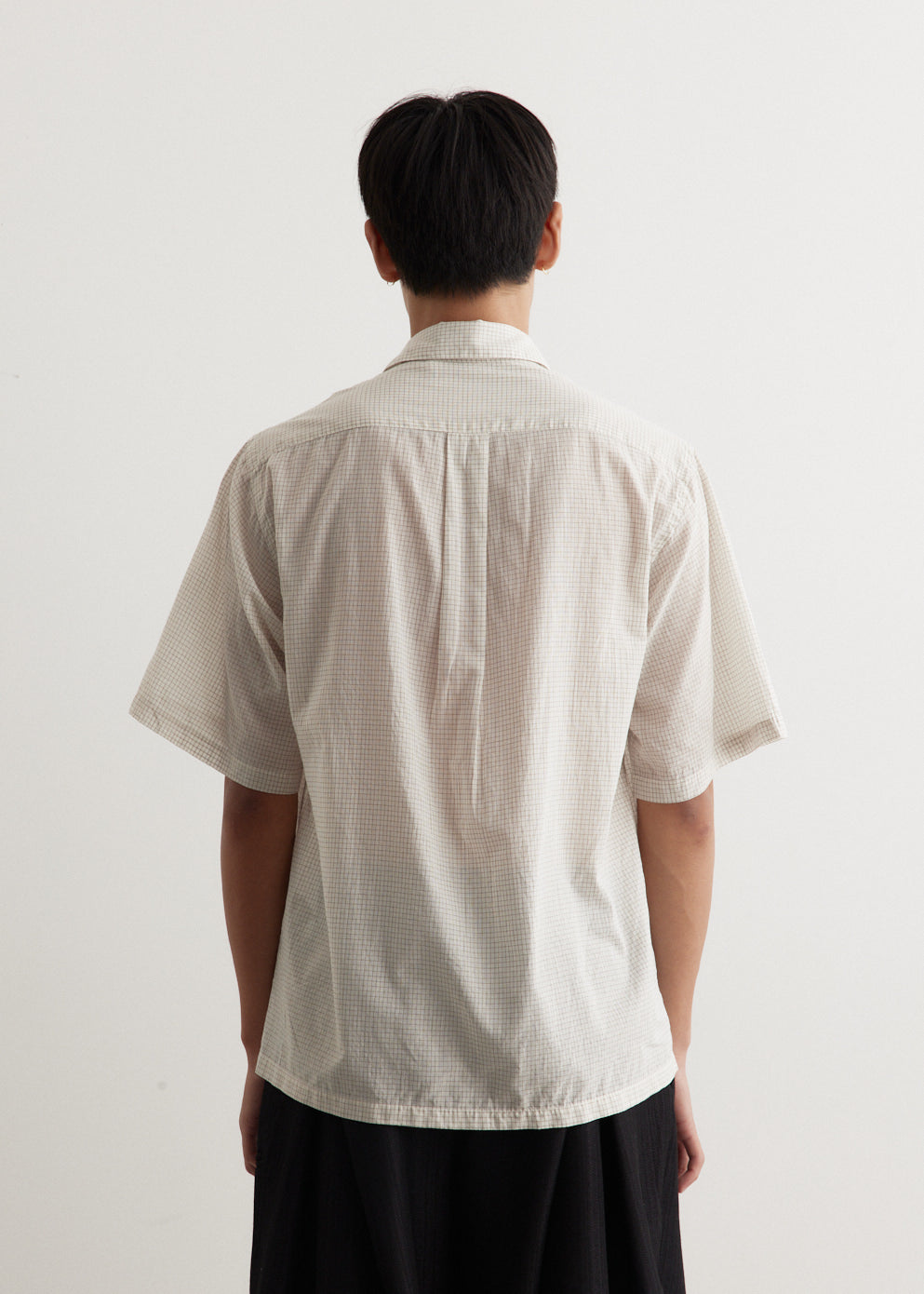 Short Sleeve Regular Collar Shirt Short Sleeve Regular Collar Shirt