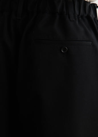 Scale Off Wool Wide Shorts