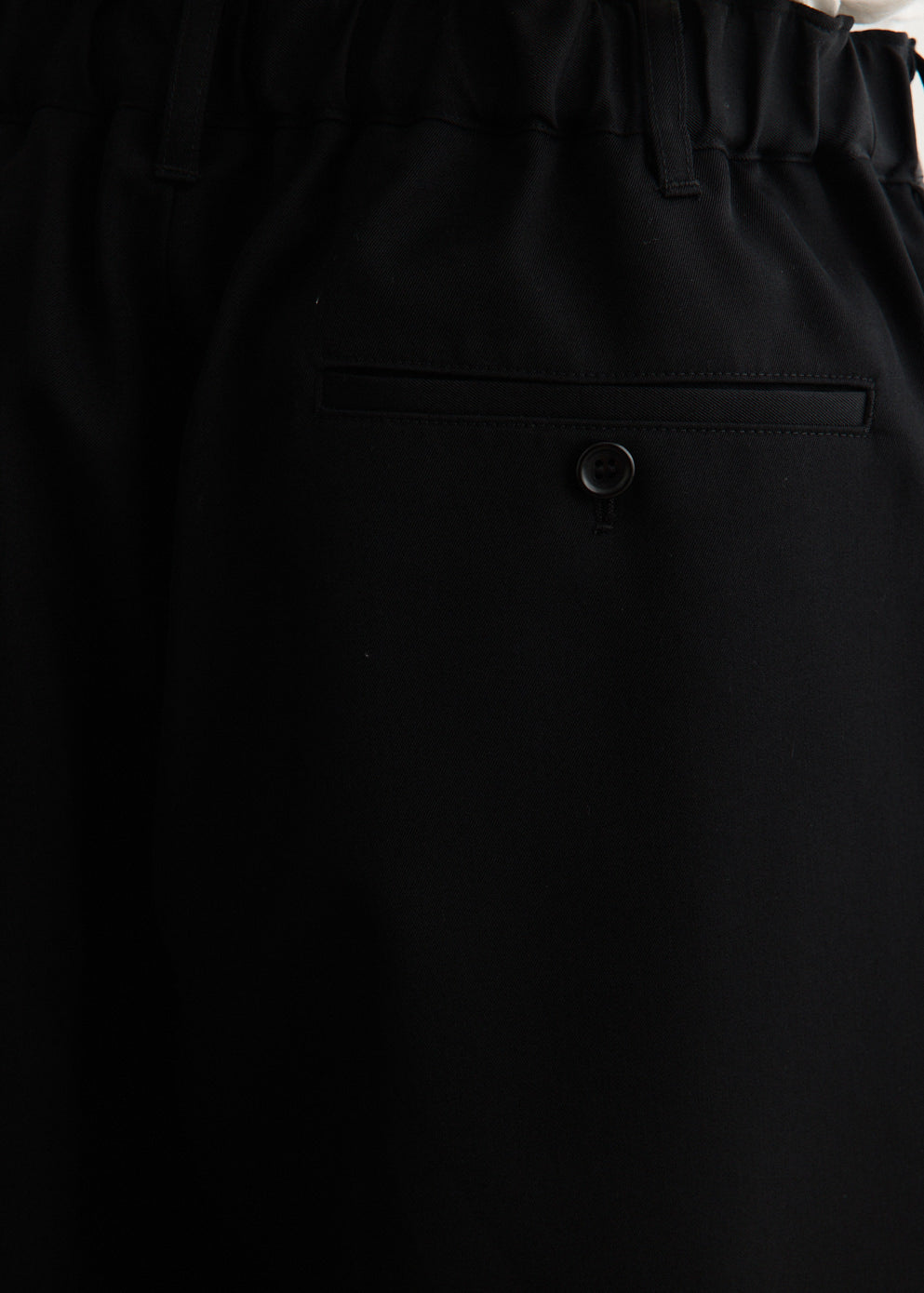 Scale Off Wool Wide Shorts