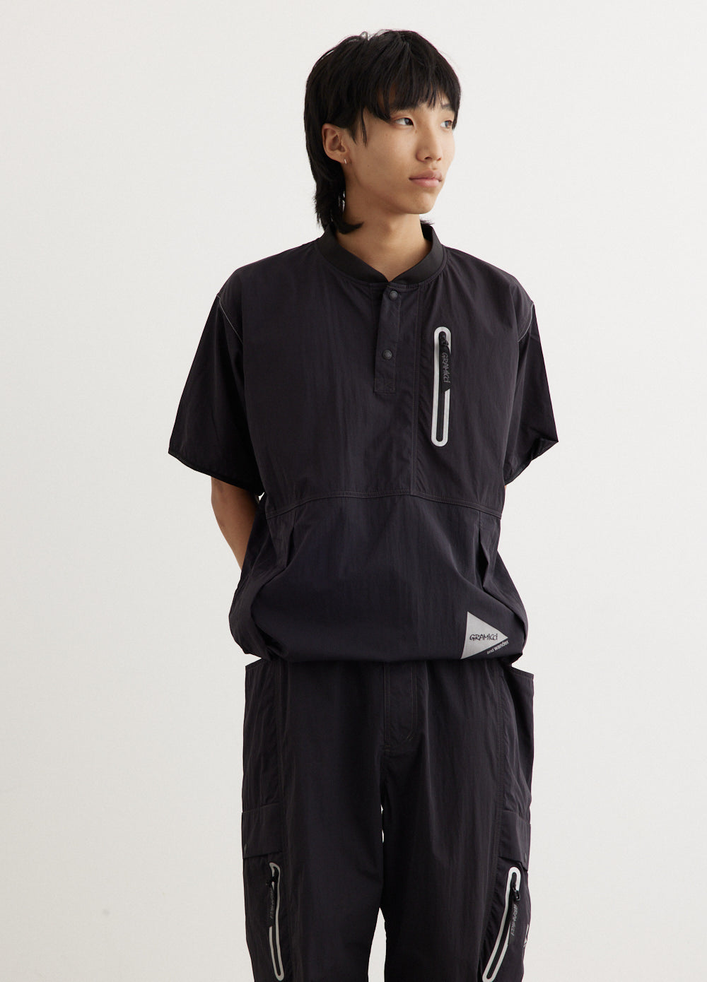 x Ander Wander Patchwork Wind T-Shirt