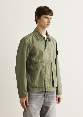 Waxed Pigment Cotton Tela Jacket