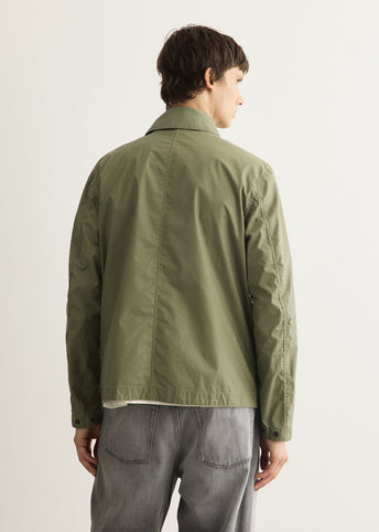 Waxed Pigment Cotton Tela Jacket