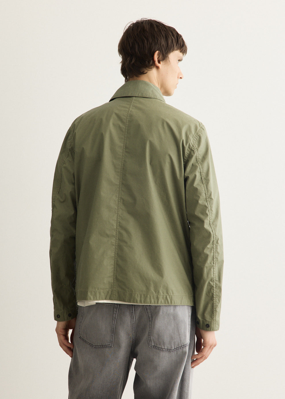 Waxed Pigment Cotton Tela Jacket