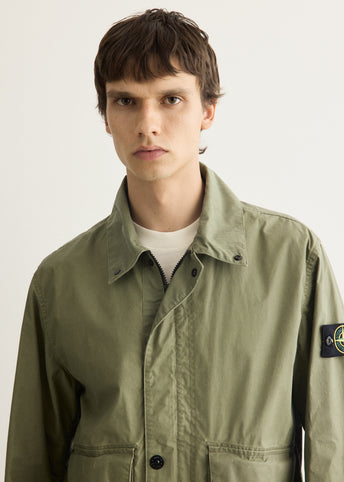 Waxed Pigment Cotton Tela Jacket