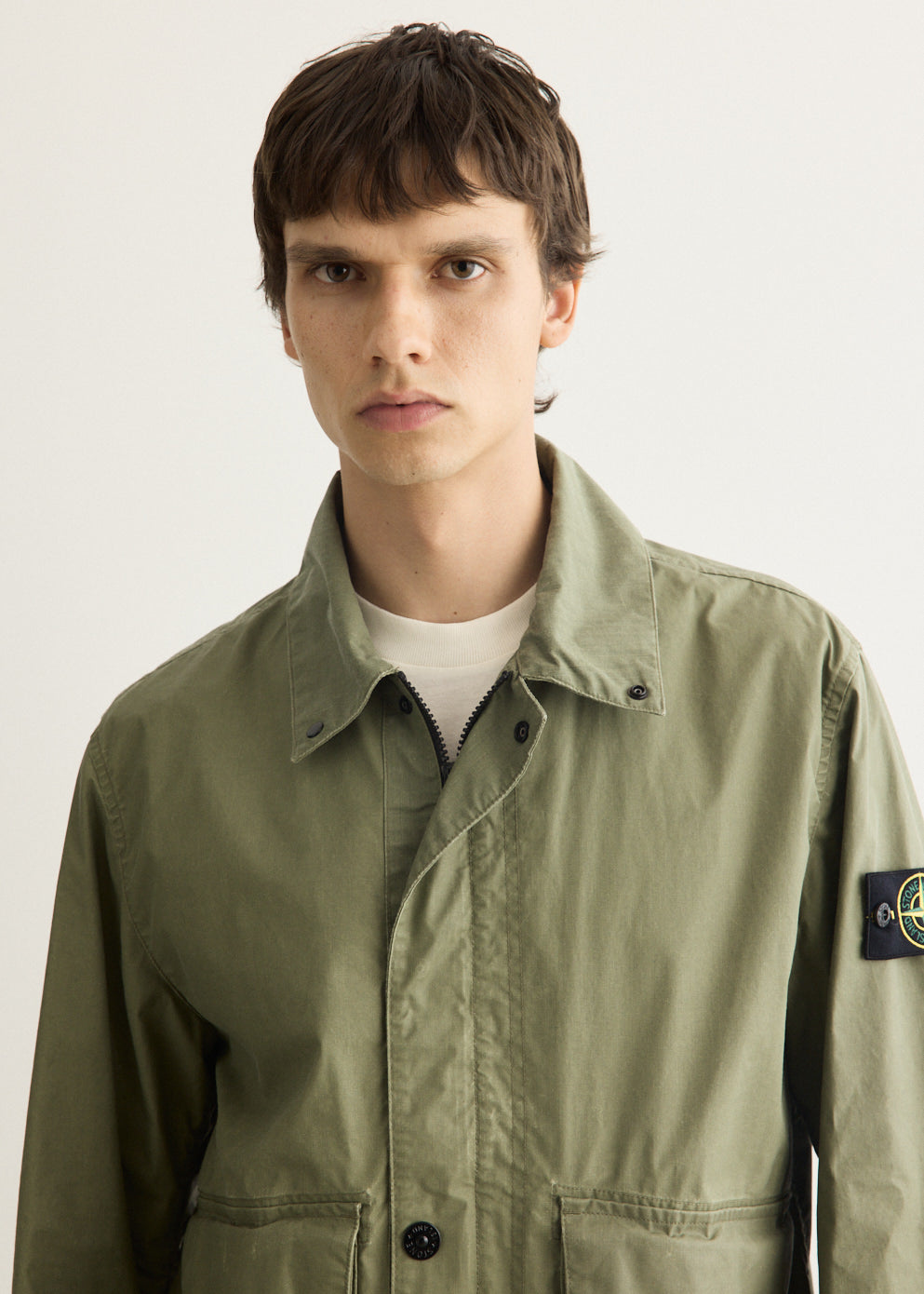 Waxed Pigment Cotton Tela Jacket