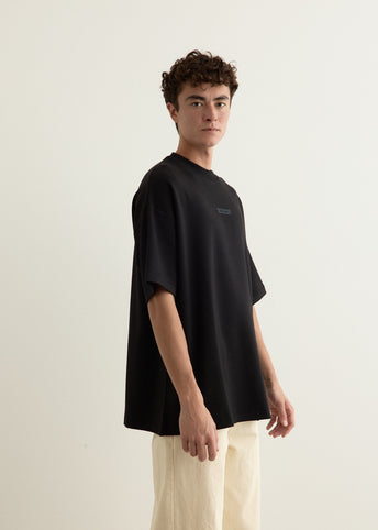90s Fit Pique Crewneck T-Shirt