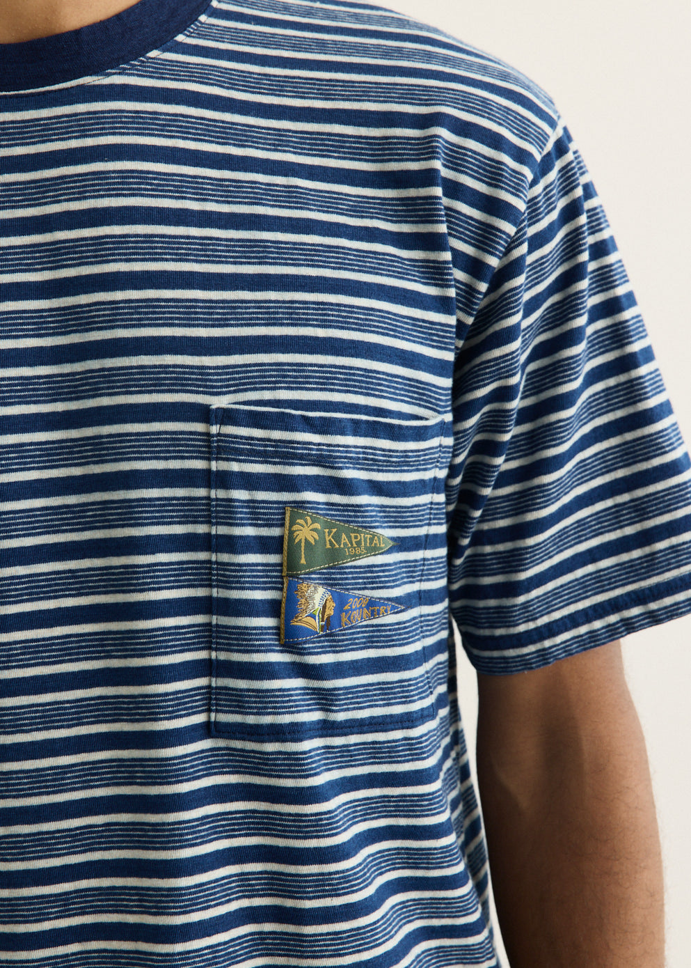 IDG Stripe Jersey PENNANT T-Shirt (3 flags)