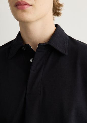 Isefjord Compact Cotton Long Sleeve Polo