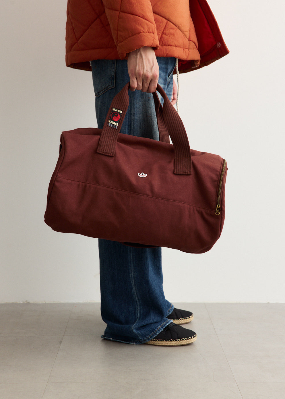 x CLOT by Edison Chen Barrel Bag