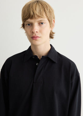 Isefjord Compact Cotton Long Sleeve Polo