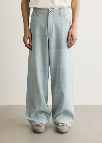 Rupinder Nat Dye Handloom 5 Pocket Jeans