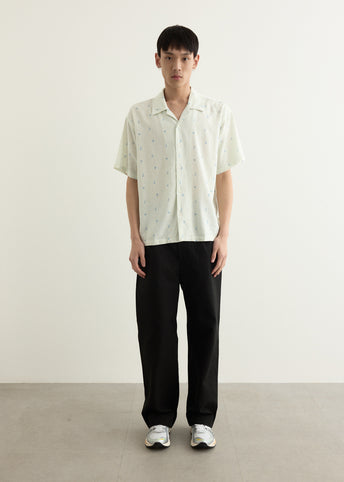 Doves Linen Button-Up Shirt