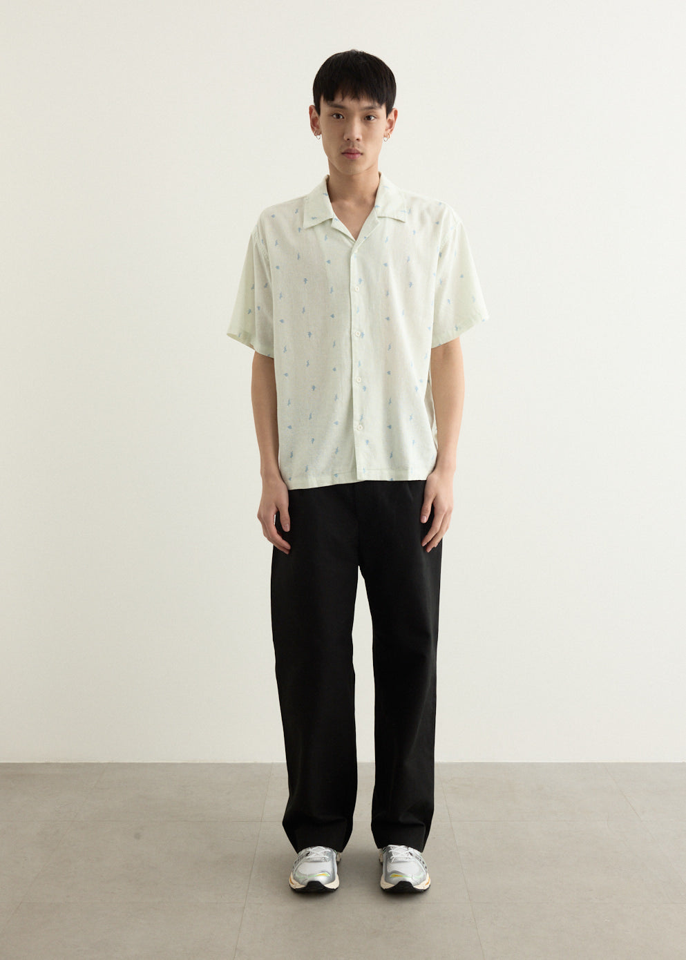 Doves Linen Button-Up Shirt