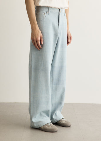 Rupinder Nat Dye Handloom 5 Pocket Jeans