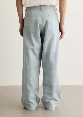 Rupinder Nat Dye Handloom 5 Pocket Jeans