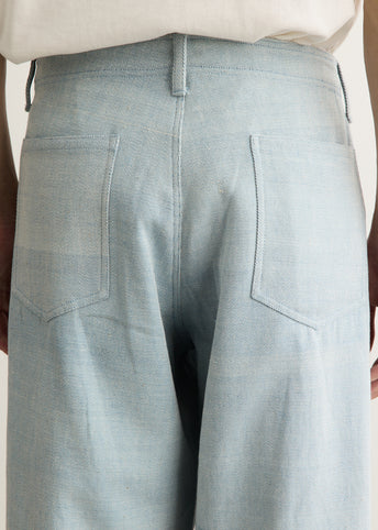 Rupinder Nat Dye Handloom 5 Pocket Jeans