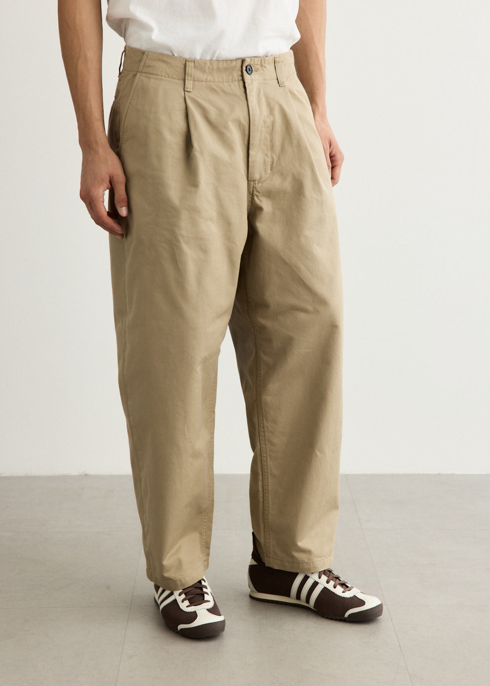 Selvedge 1 Pleat Pants