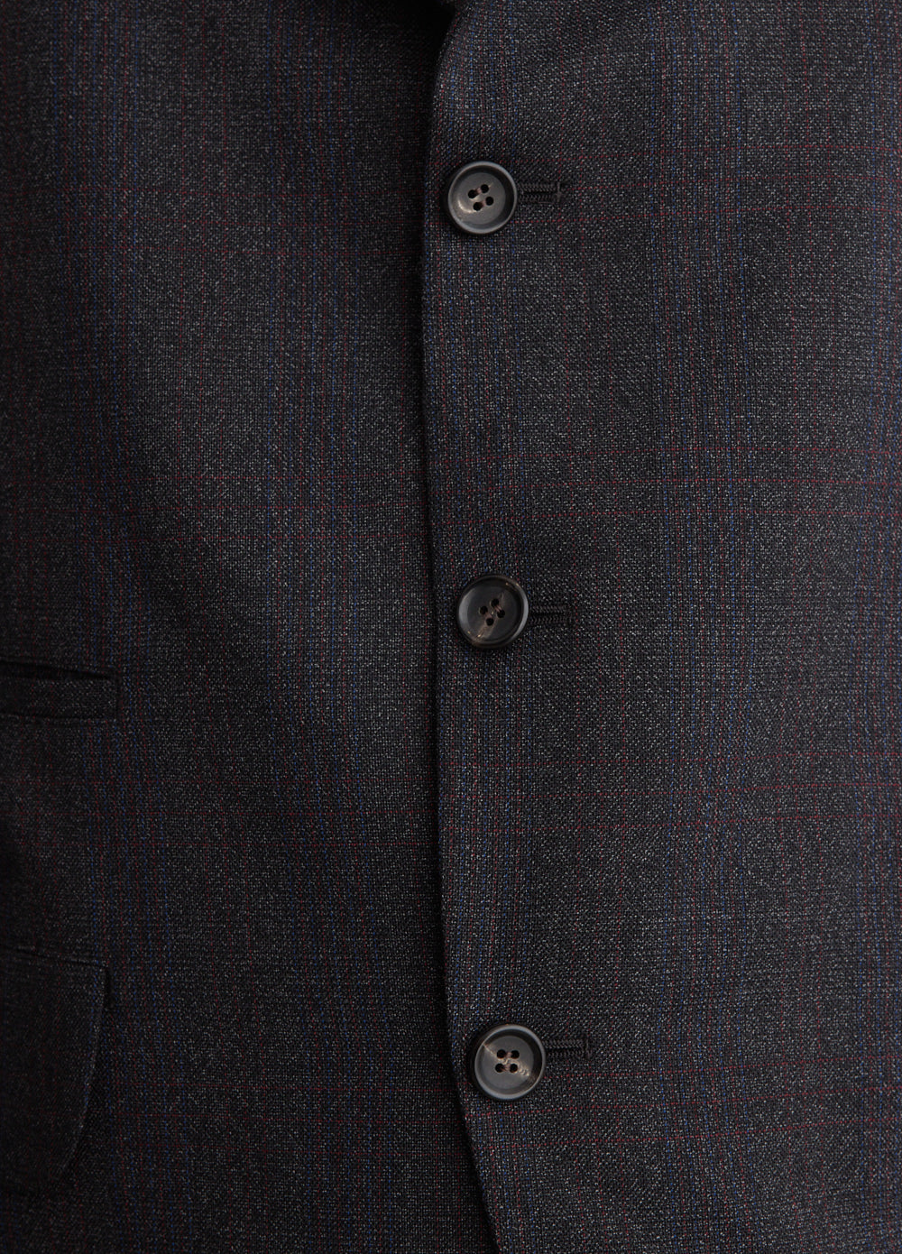Wool Milled Check Blazer