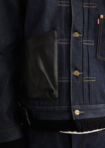 x Sacai Sherpa Jacket