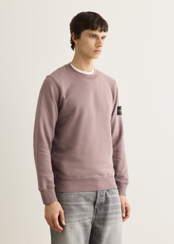 Organic Cotton Fleece Garment Dyed Crew Sweatshirt