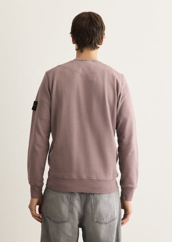 Organic Cotton Fleece Garment Dyed Crew Sweatshirt