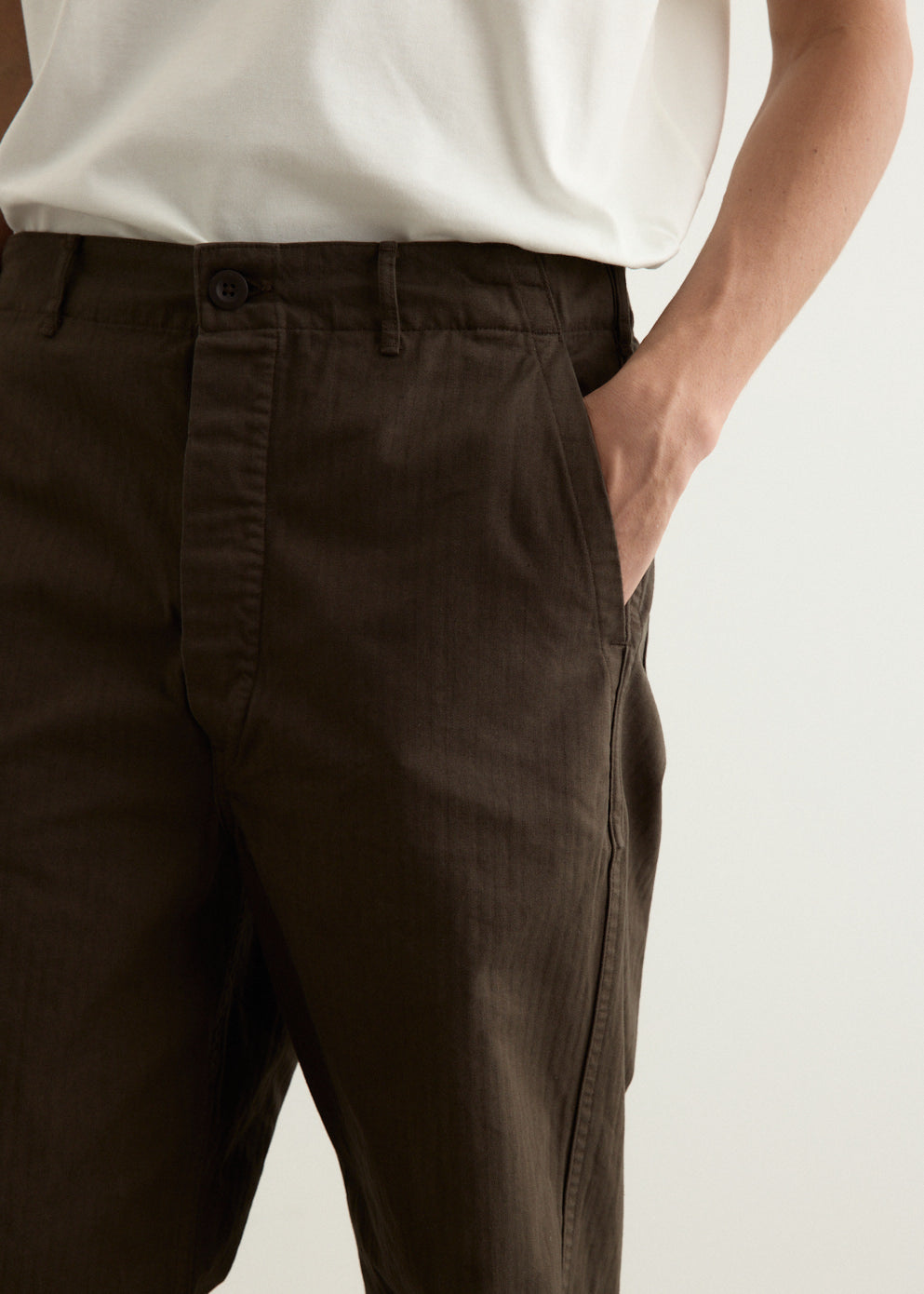 Wide Fit French Work Pants