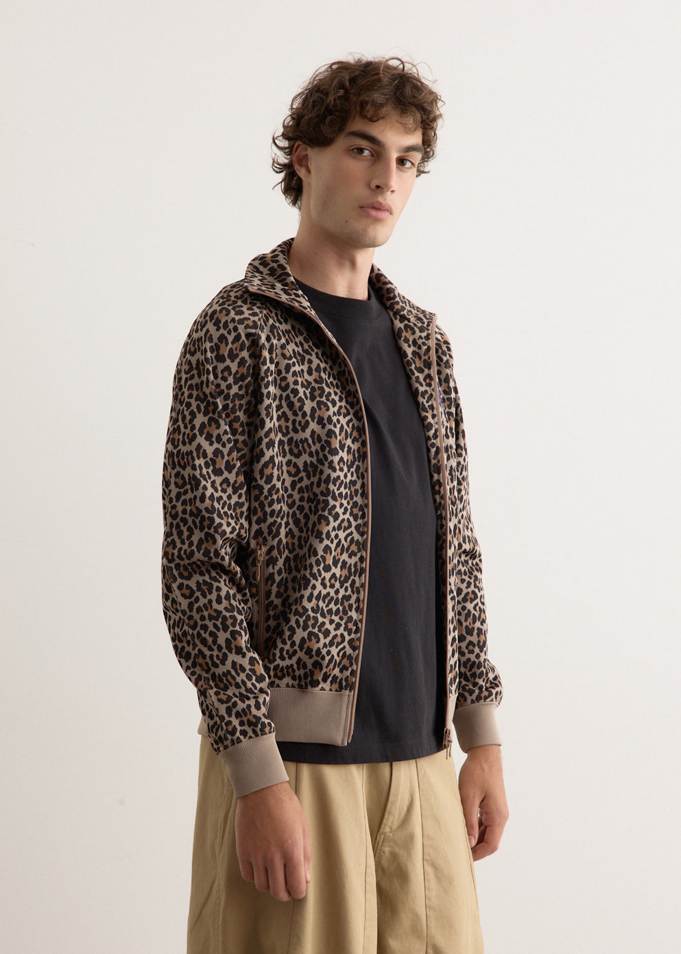 Poly Jacquard Track Jacket