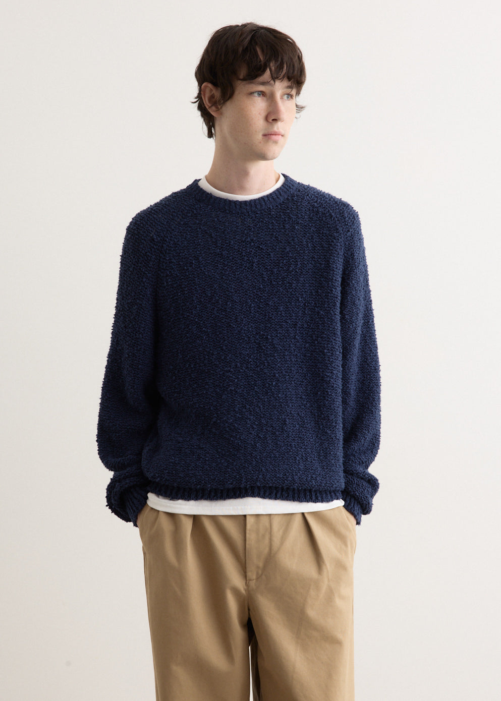 Noah - Popcorn Yarn Sweater - Knitwear,Specials : American Fashion Style Bags On Sale Noah - Popcorn Yarn Sweater - Knitwear,Specials : American Fashion Style Bags On Sale