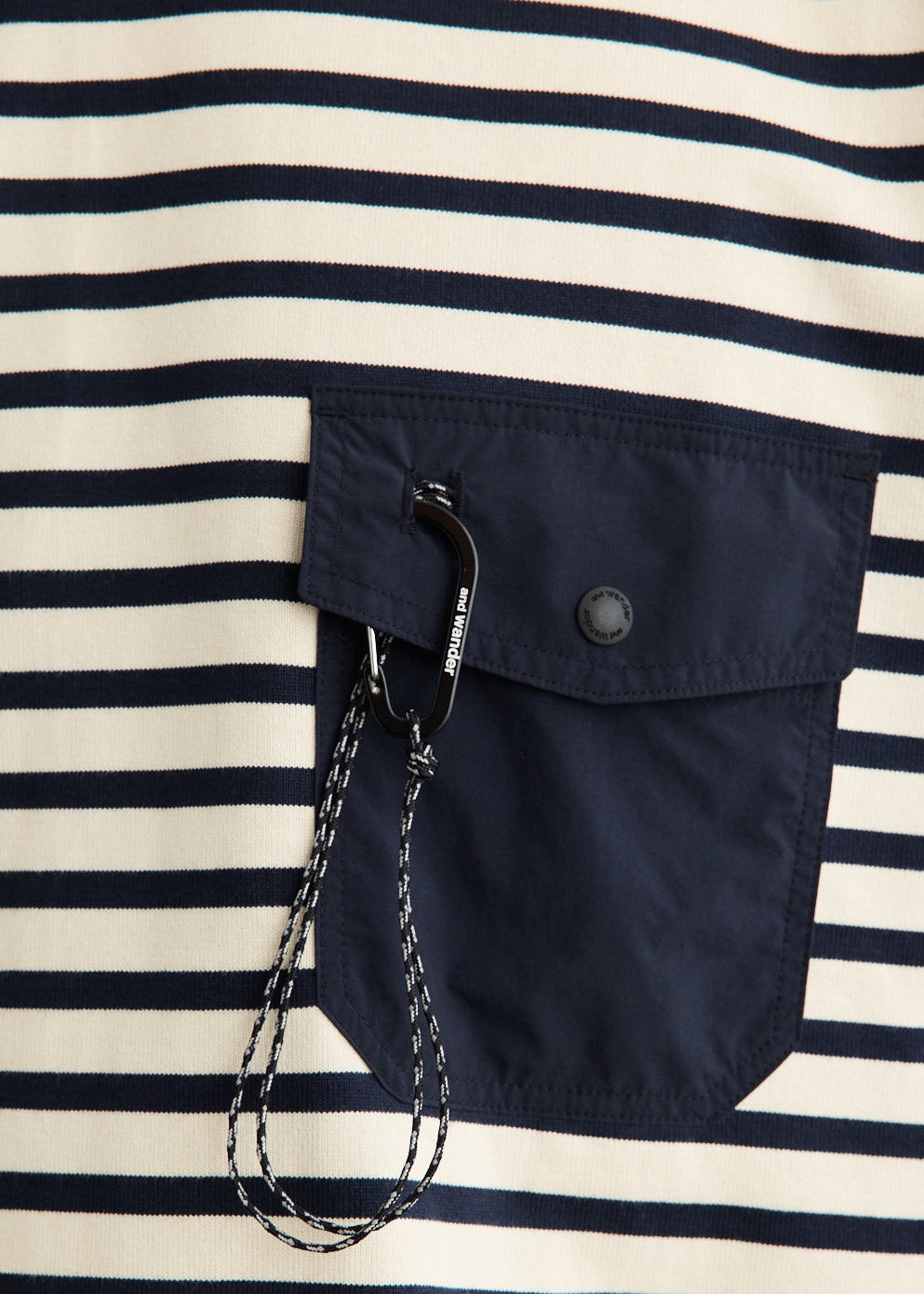 Stripe Pocket Short Sleeve T-Shirt