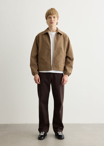 Bonded Tropical Wool Zip Blouson
