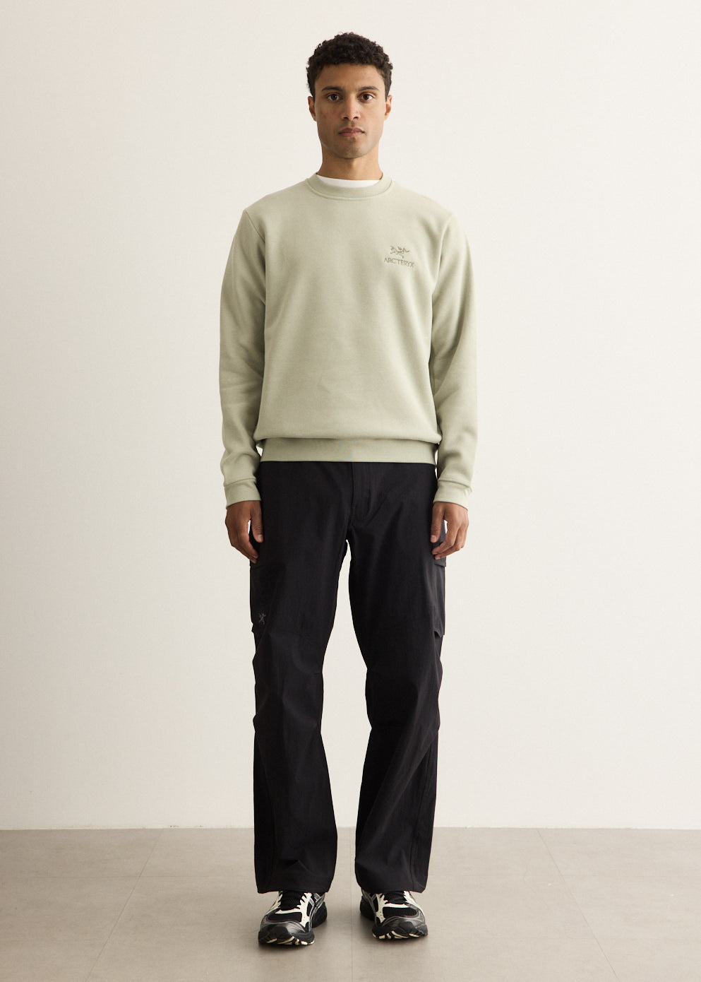 Emblem Fleece Crew Sweatshirt