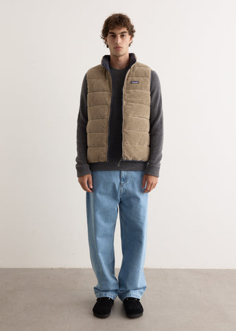 Reversible Cotton Down Vest