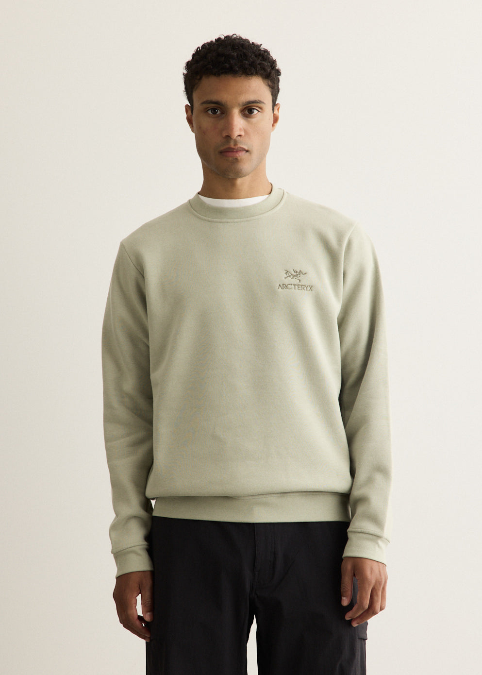 Emblem Fleece Crew Sweatshirt