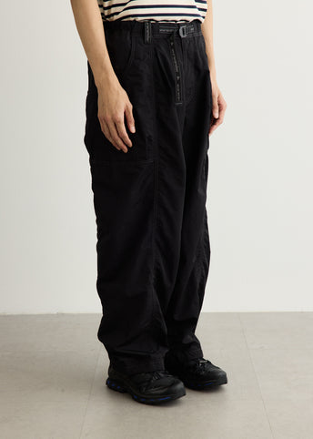 Crinkled Nylon Pants